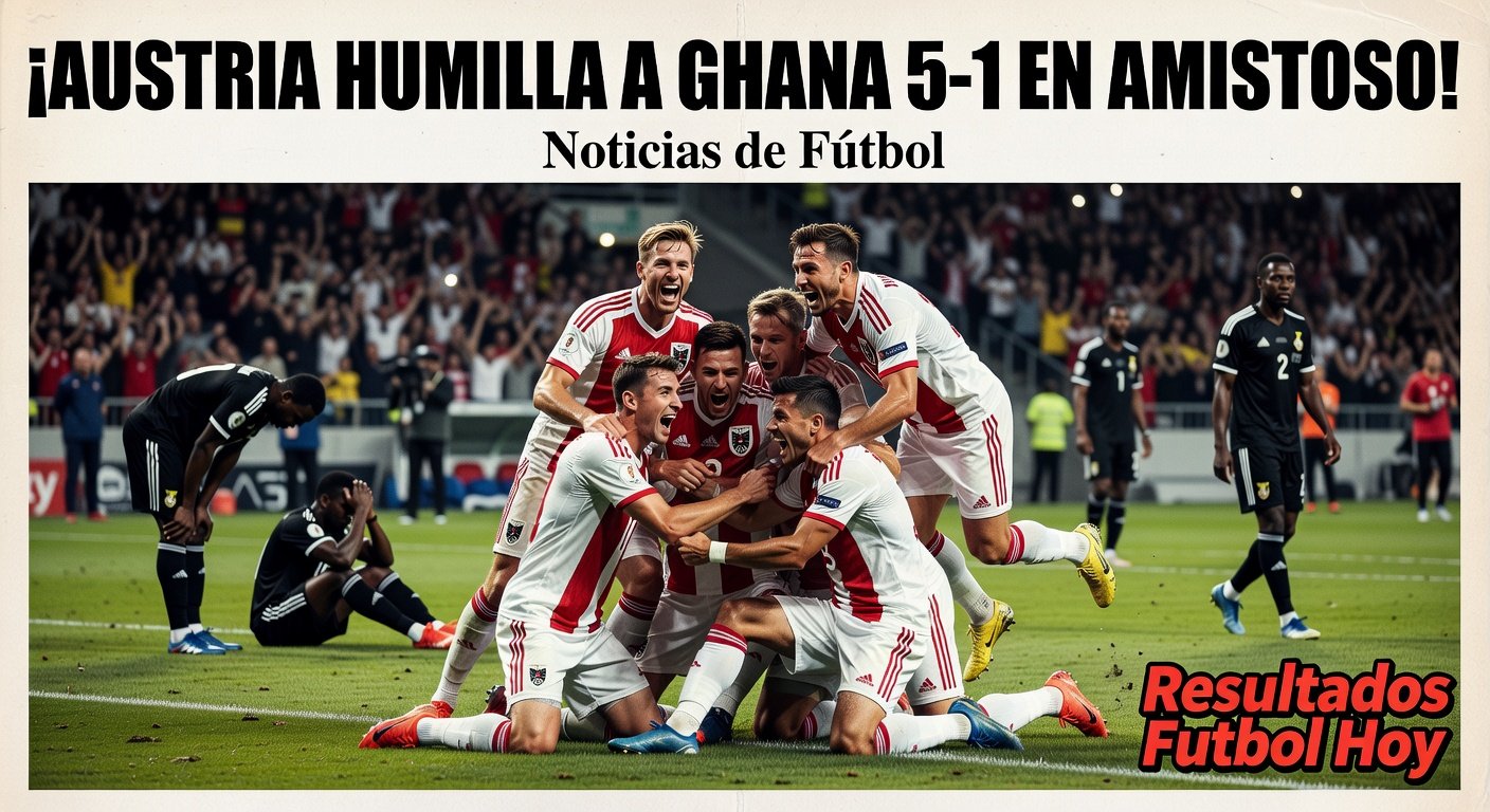 Austria 5-1 Ghana: Convincing home win (@ayubafootball)
