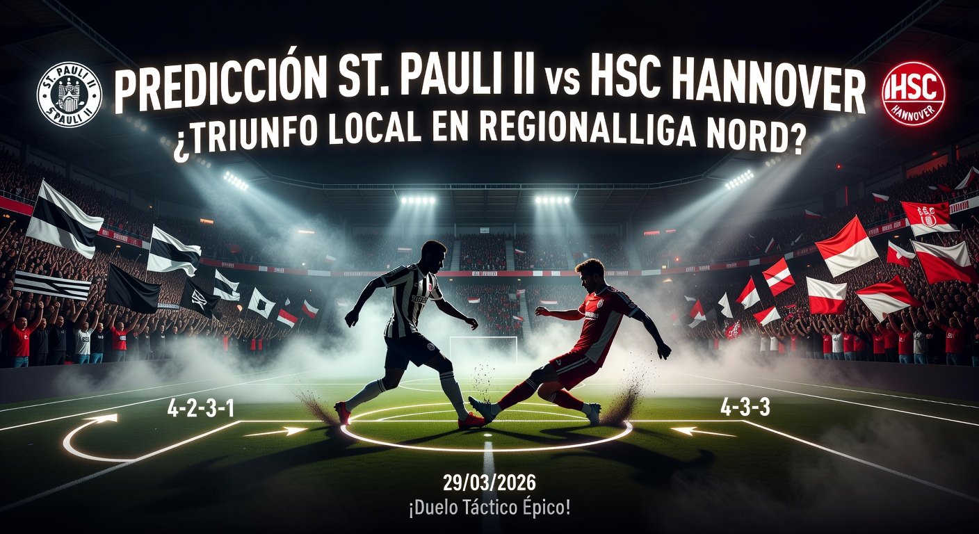 St. Pauli II vs HSC Hannover Pronóstico / Prediction