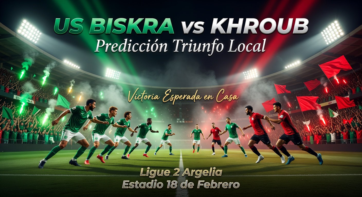 US Biskra vs Khroub Pronóstico / Prediction