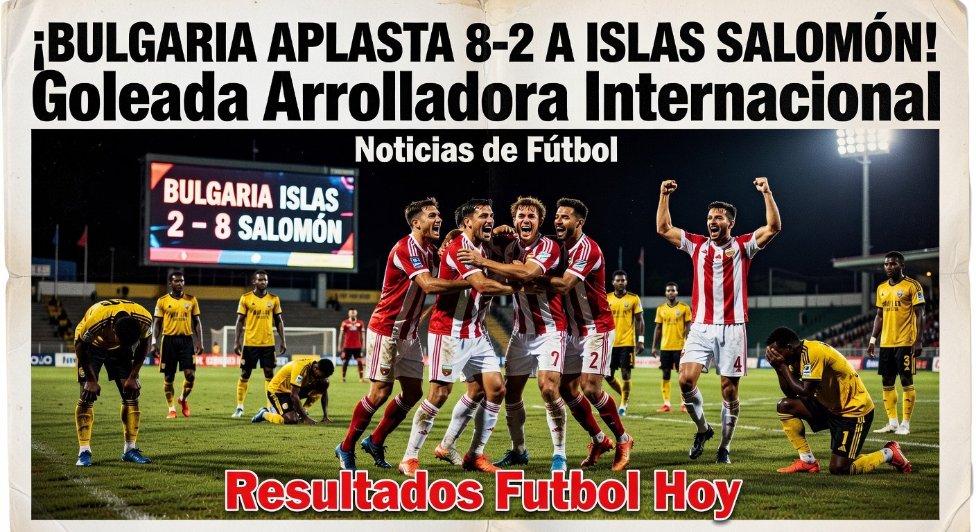 Solomon Islands 2-8 Bulgaria (International Friendly - In Progress)