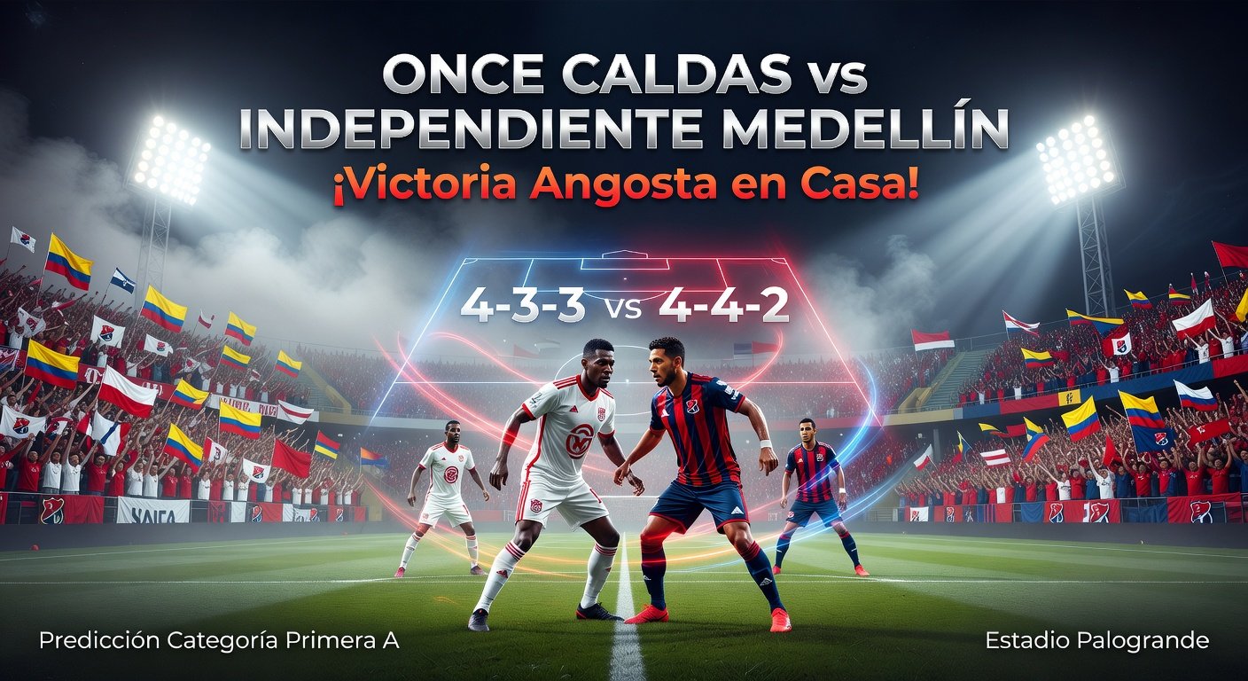 Once Caldas vs Independiente Medellin Pronóstico / Prediction