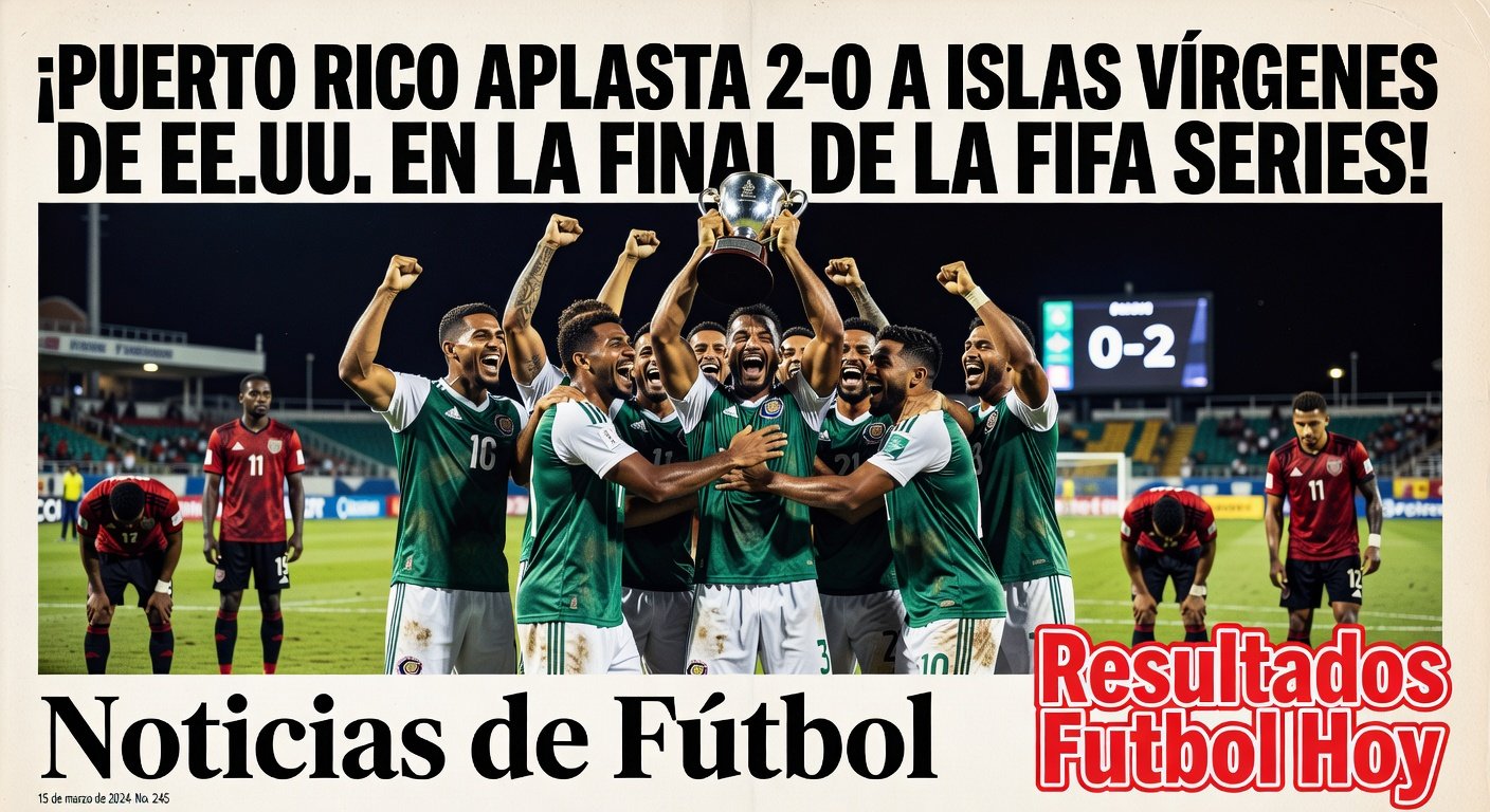 Puerto Rico 2-0 US Virgin Islands Friendly (BBC Sport)