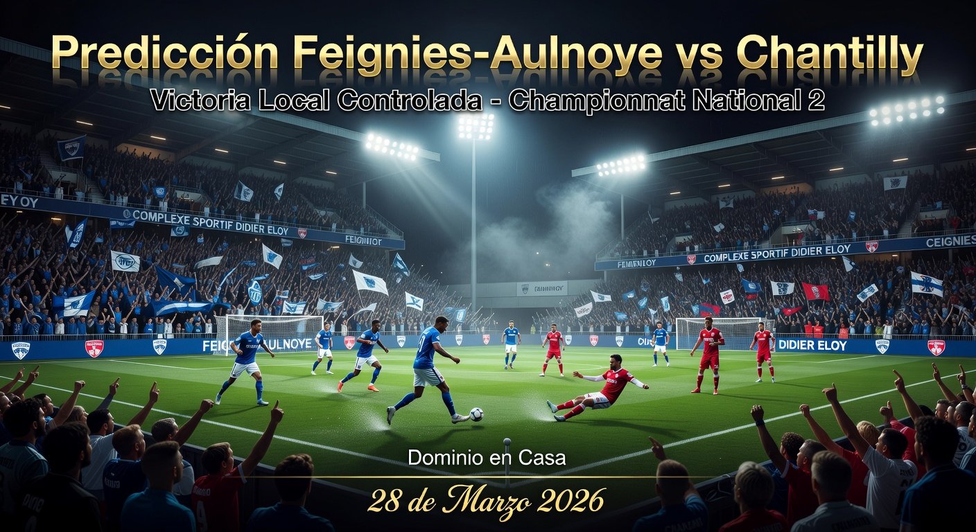 Feignies-Aulnoye vs Chantilly Pronóstico / Prediction