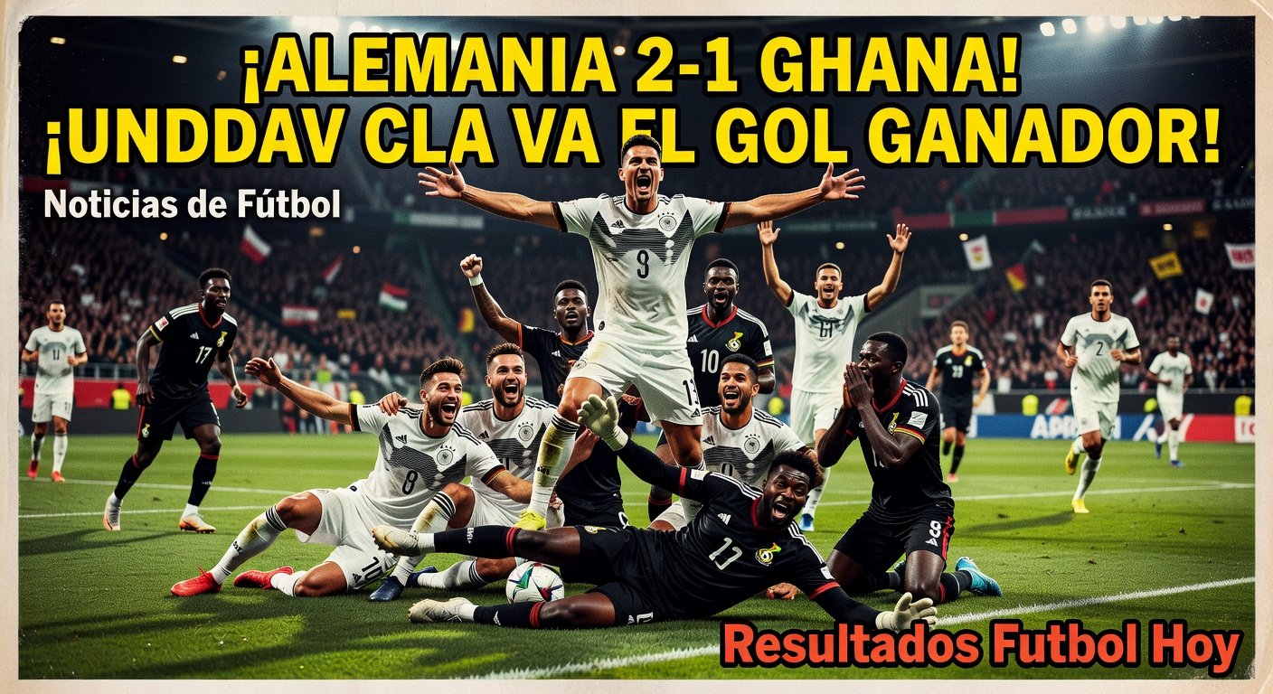 Germany 2-1 Ghana in friendly