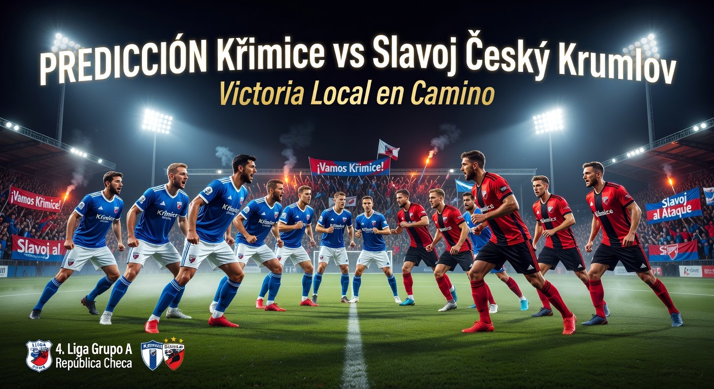 Křimice vs Slavoj Český Krumlov Pronóstico / Prediction