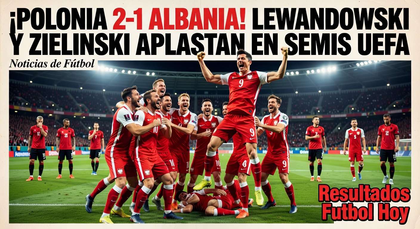 Poland 2-3 Albania (FIFA World Cup 2026 UEFA Qualifier Highlights)