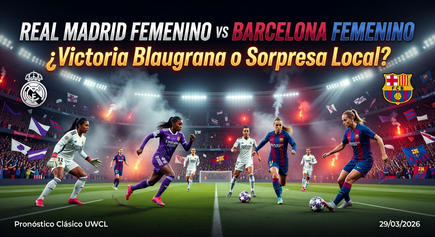 Real Madrid W vs Barcelona W Pronóstico / Prediction