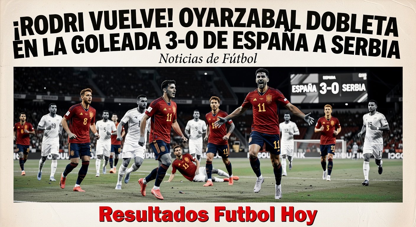 Spain dominates Serbia 3-0 in friendly (ESPN, March 28, 2026)