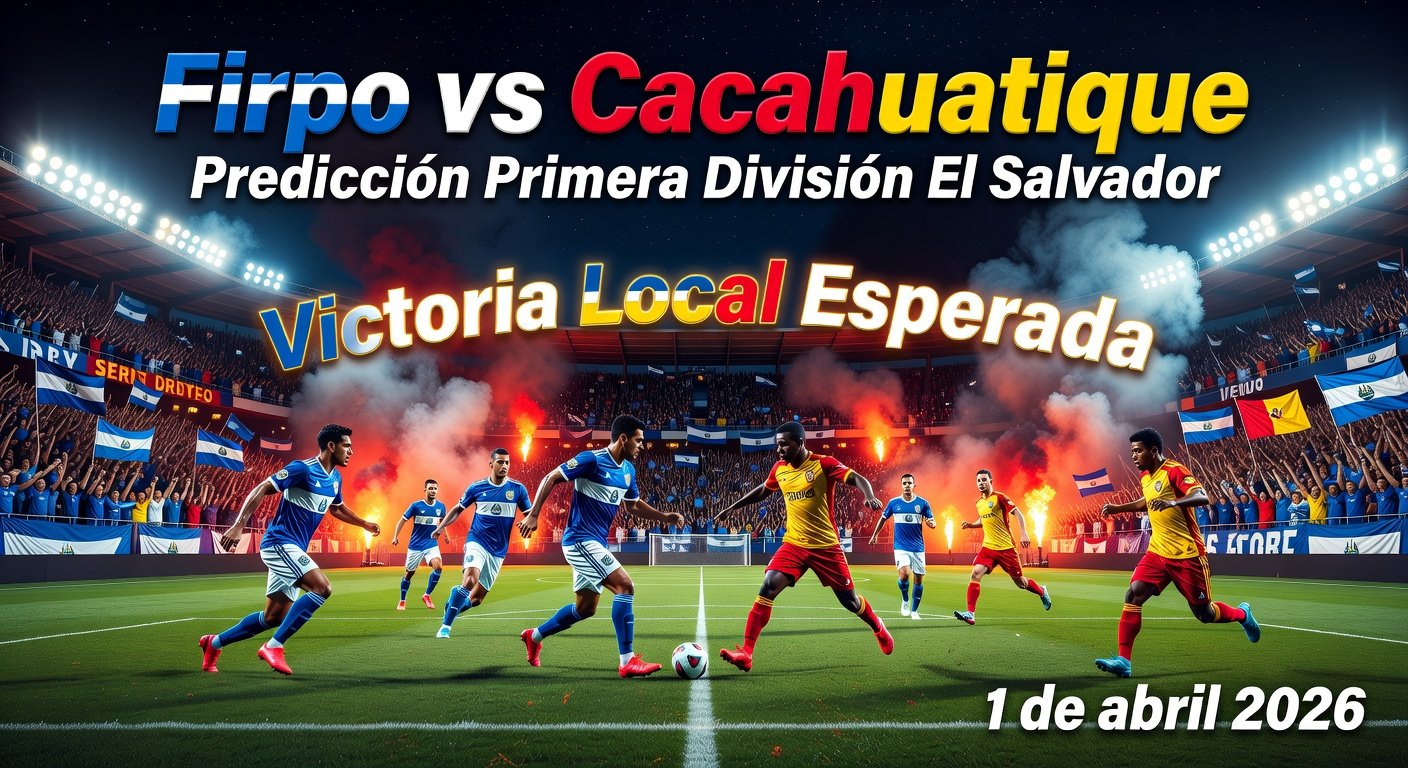 Firpo vs Cacahuatique Pronóstico / Prediction