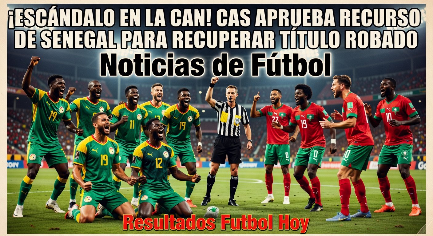 CAS confirms Senegal AFCON title appeal (Sky Sports, March 26, 2026)