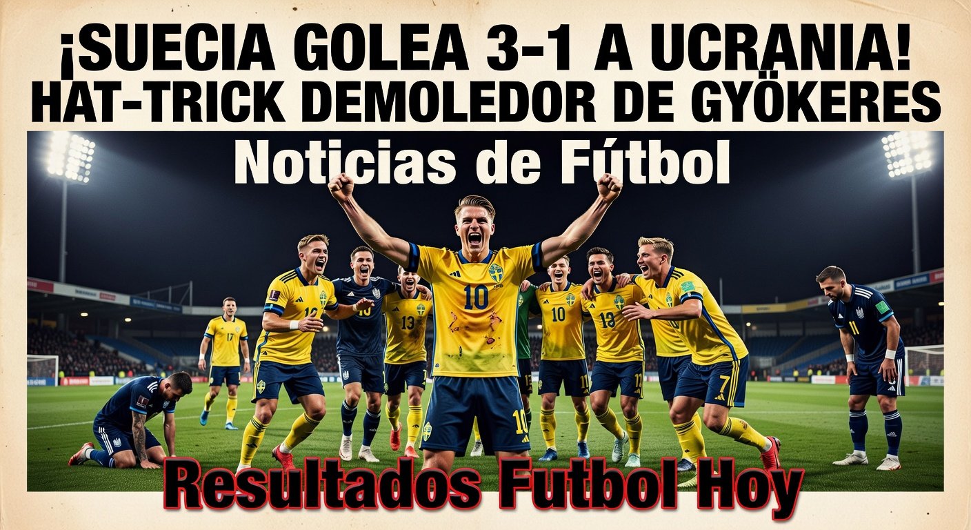 Ukraine 1-3 Sweden (European Qualifiers Play-off)