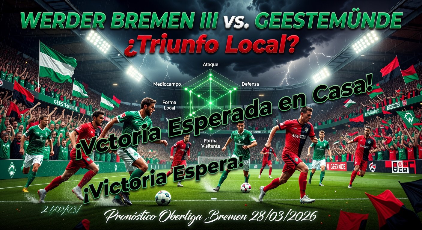 Werder Bremen III vs Geestemünde Pronóstico / Prediction