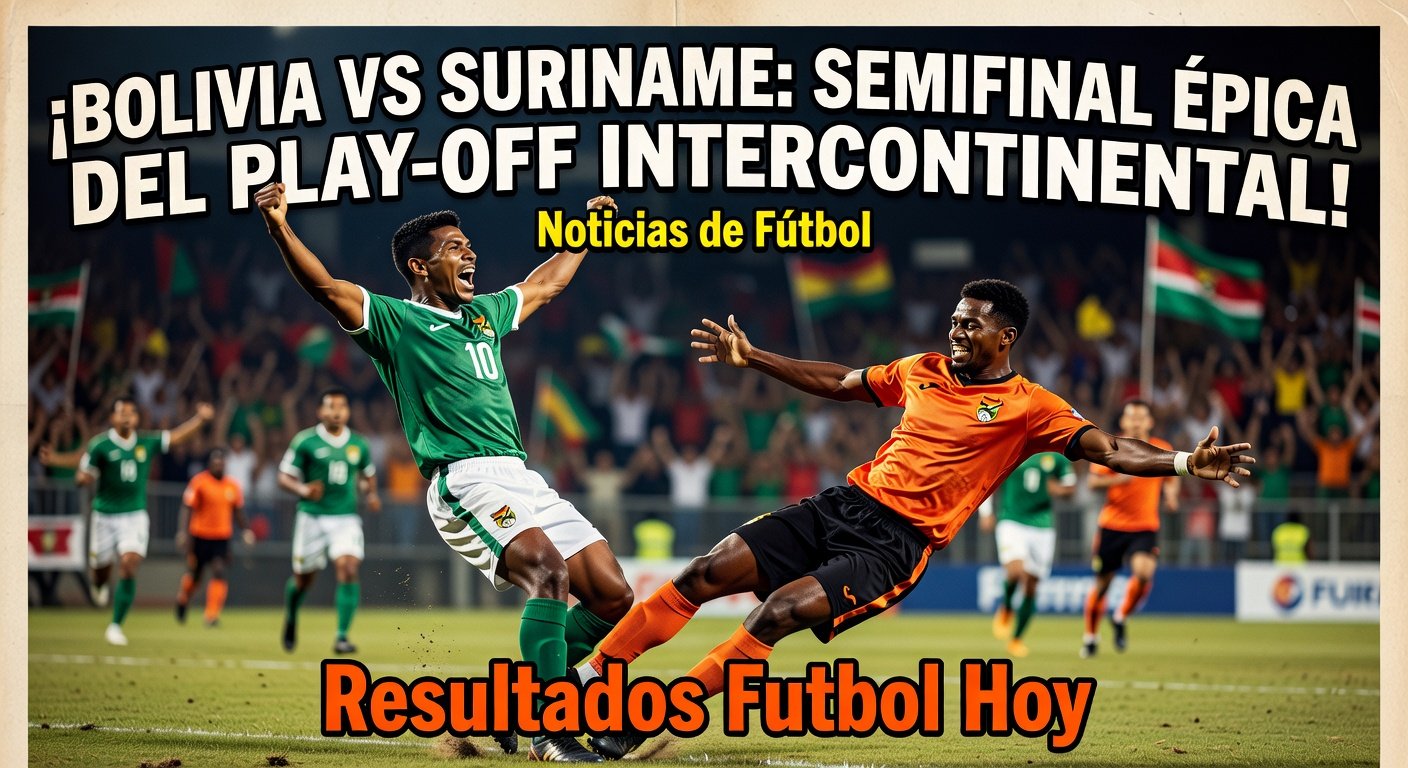 Bolivia vs Suriname: Intercontinental Play-off Semi-Final