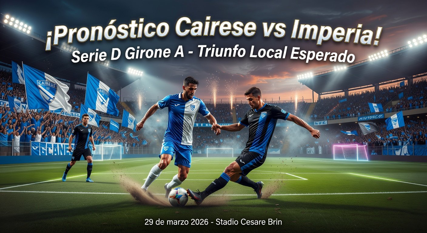 Cairese vs Imperia Pronóstico / Prediction