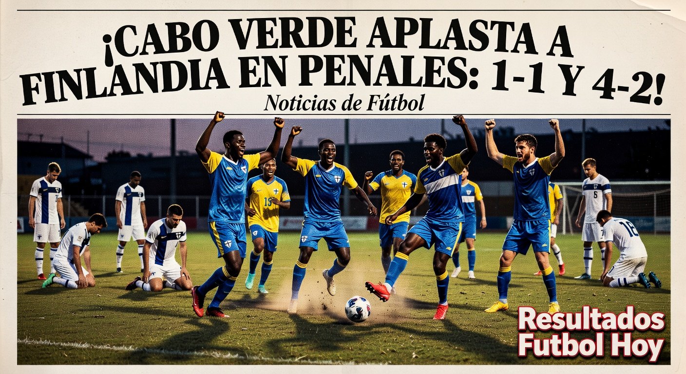 Cape Verde 1-1 Finland (Cape Verde win 4-2 on penalties) - BBC Sport