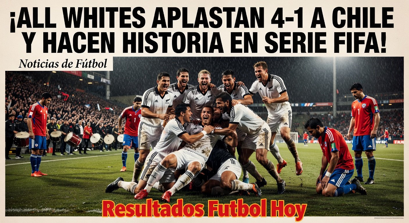 New Zealand Stun Chile 4-1 in International Friendly