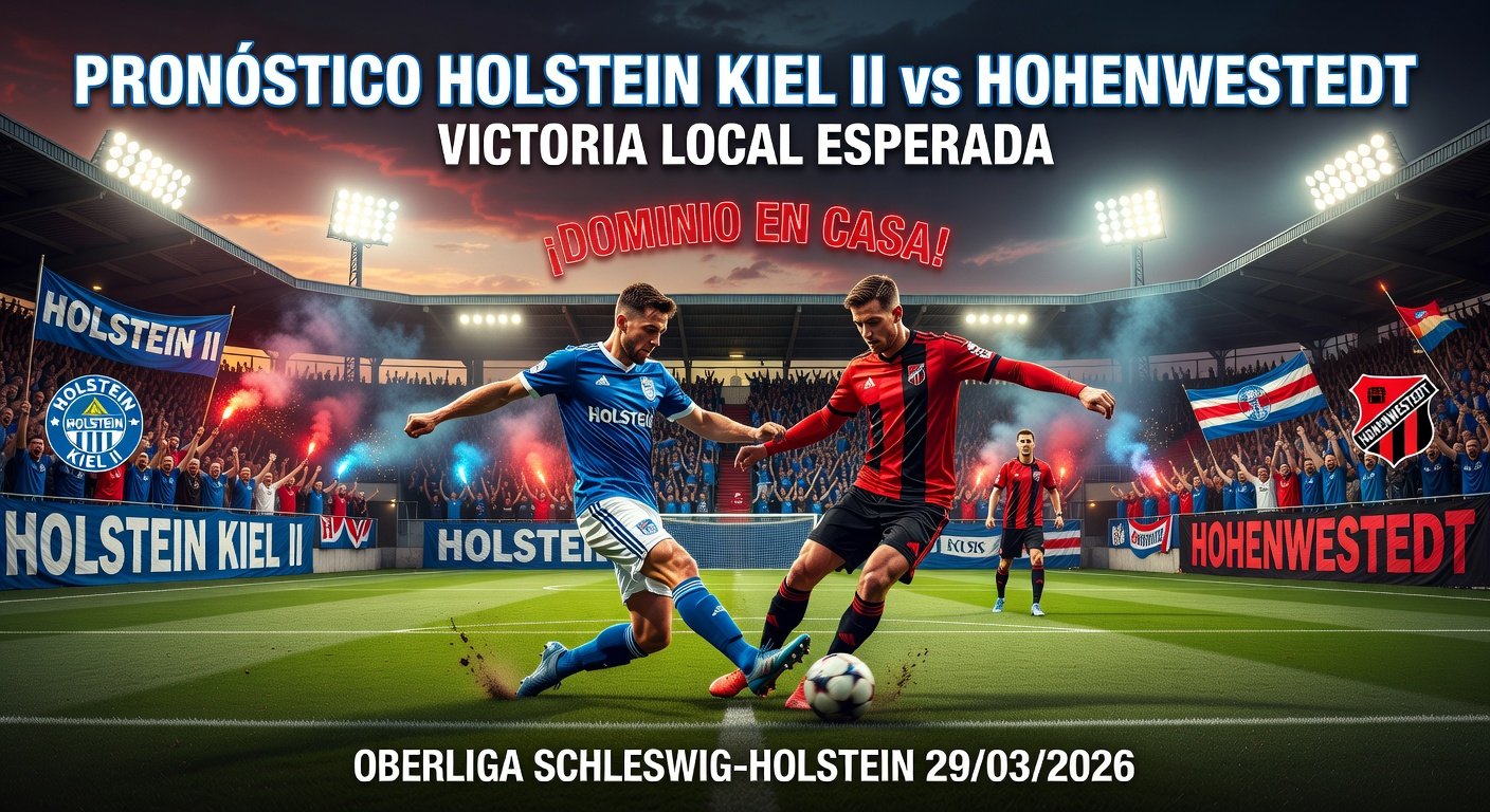 Holstein Kiel II vs Hohenwestedt Pronóstico / Prediction