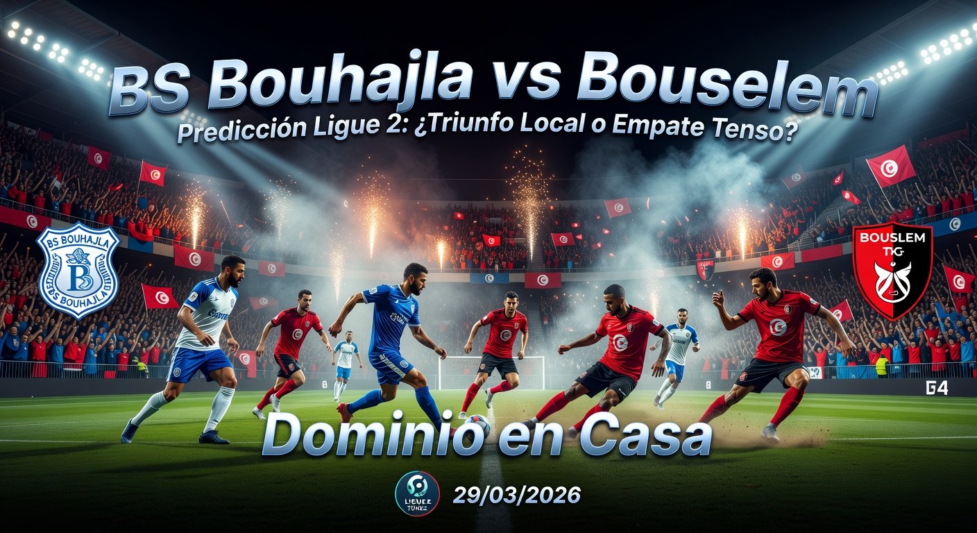 BS Bouhajla vs Bouselem Pronóstico / Prediction