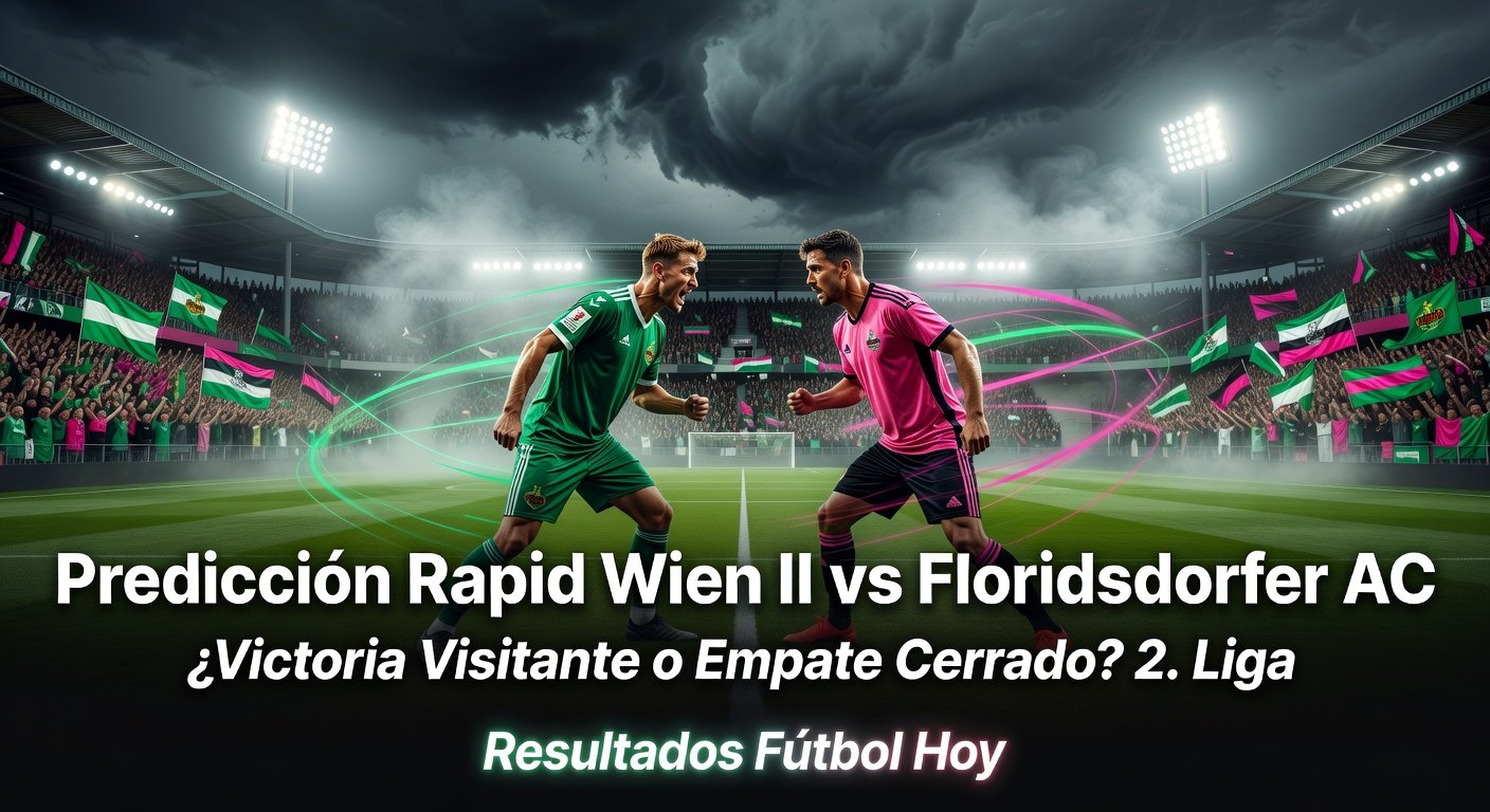 Rapid Wien II vs Floridsdorfer AC Pronóstico / Prediction
