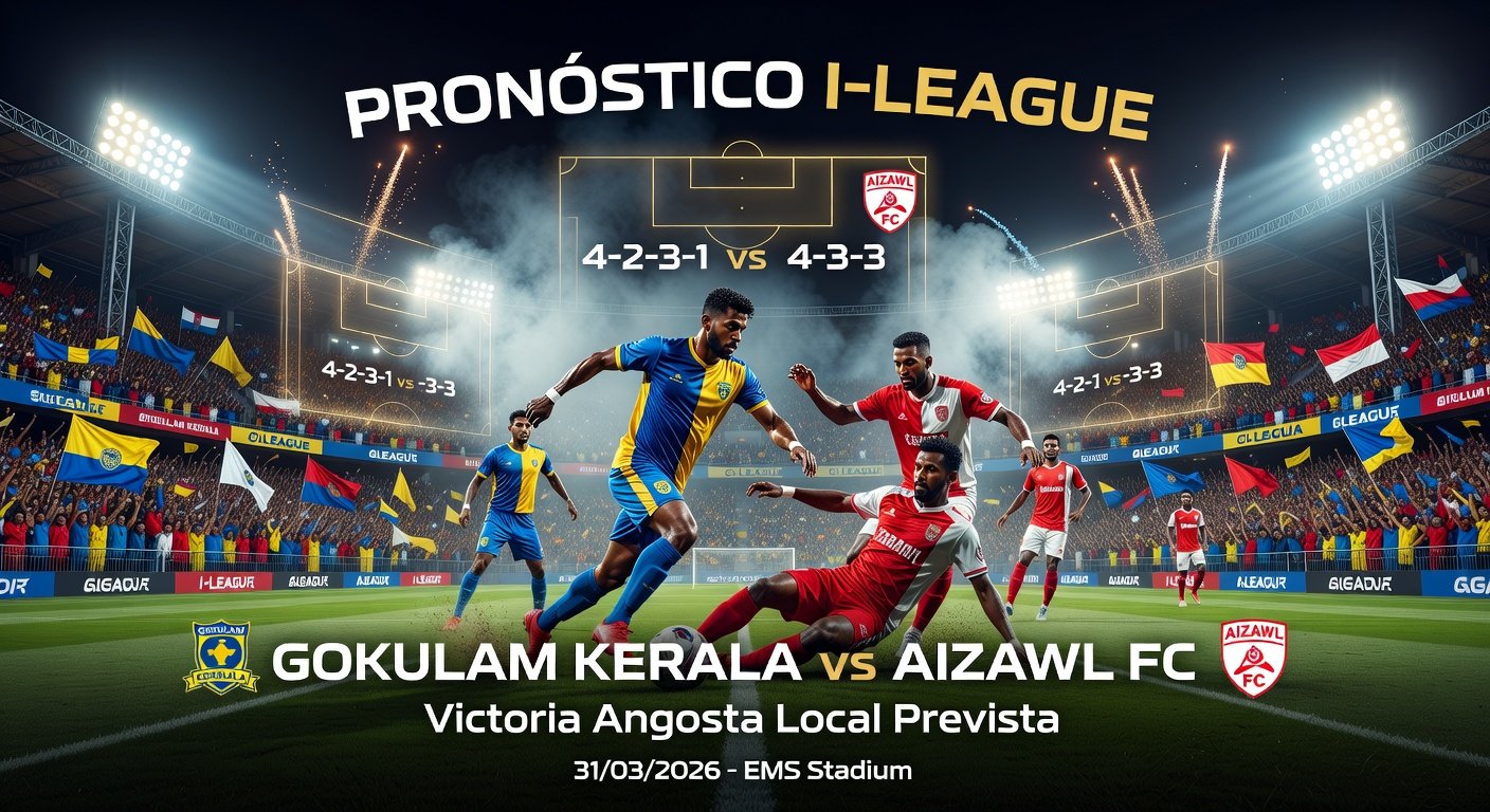 Gokulam vs Aizawl Pronóstico / Prediction