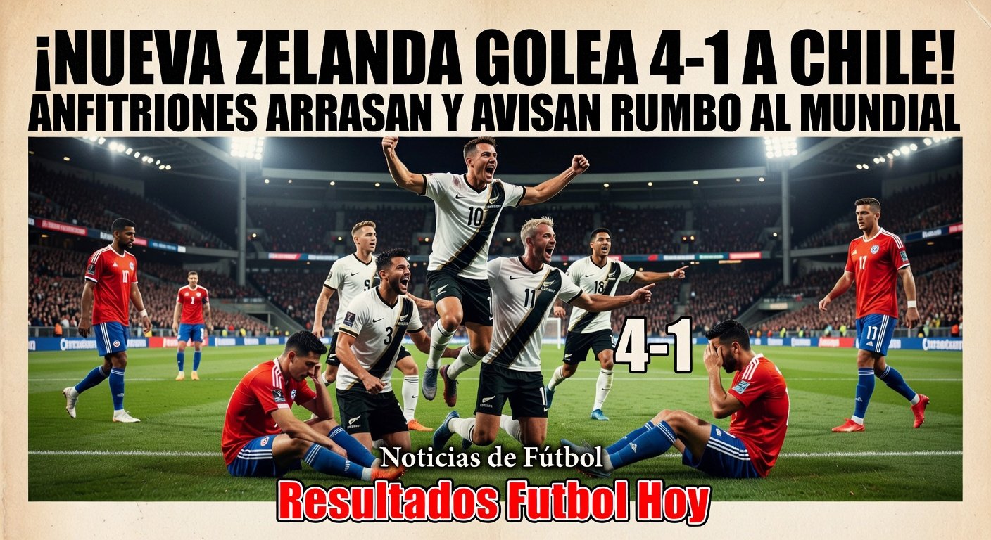 New Zealand 4-1 Chile International Friendly (ESPN)