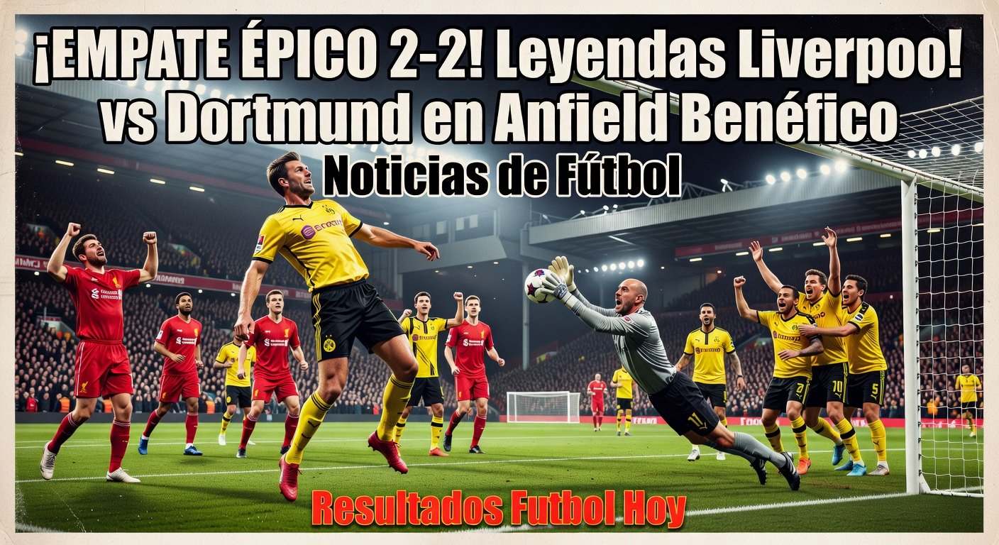 Liverpool Legends vs Dortmund Legends charity match headlines Gerrard and Thiago