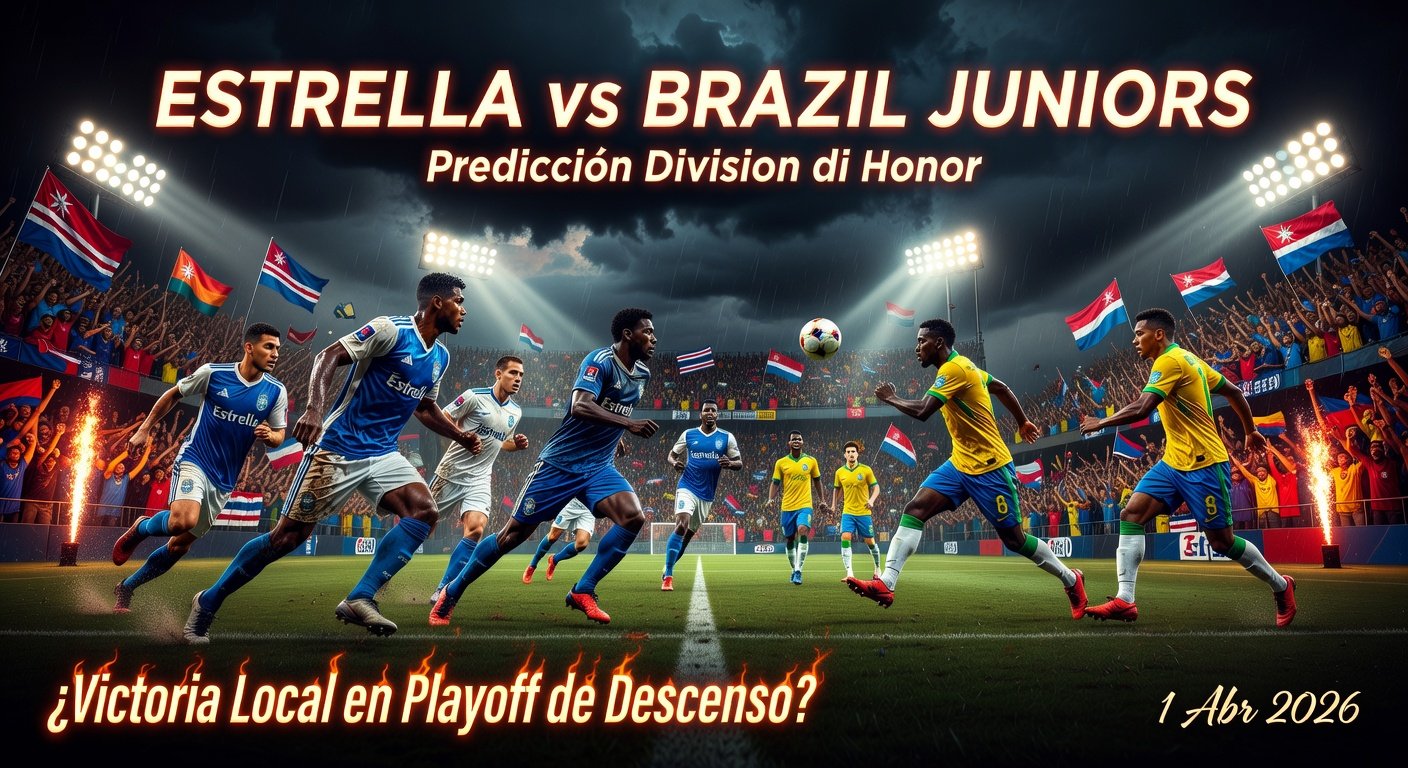Estrella vs Brazil Juniors Pronóstico / Prediction