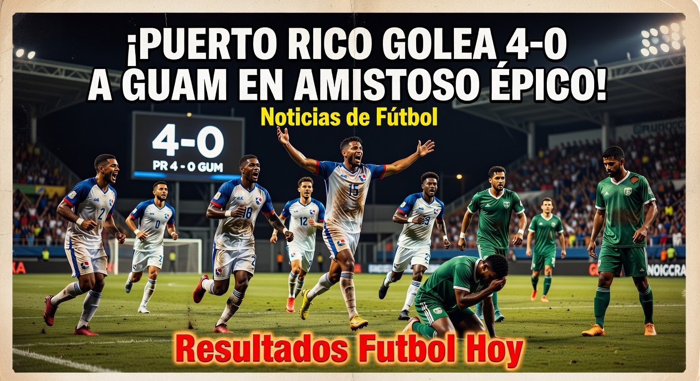 Puerto Rico cruise to 4-0 win over Guam in friendly (BBC Sport, March 26, 2026)