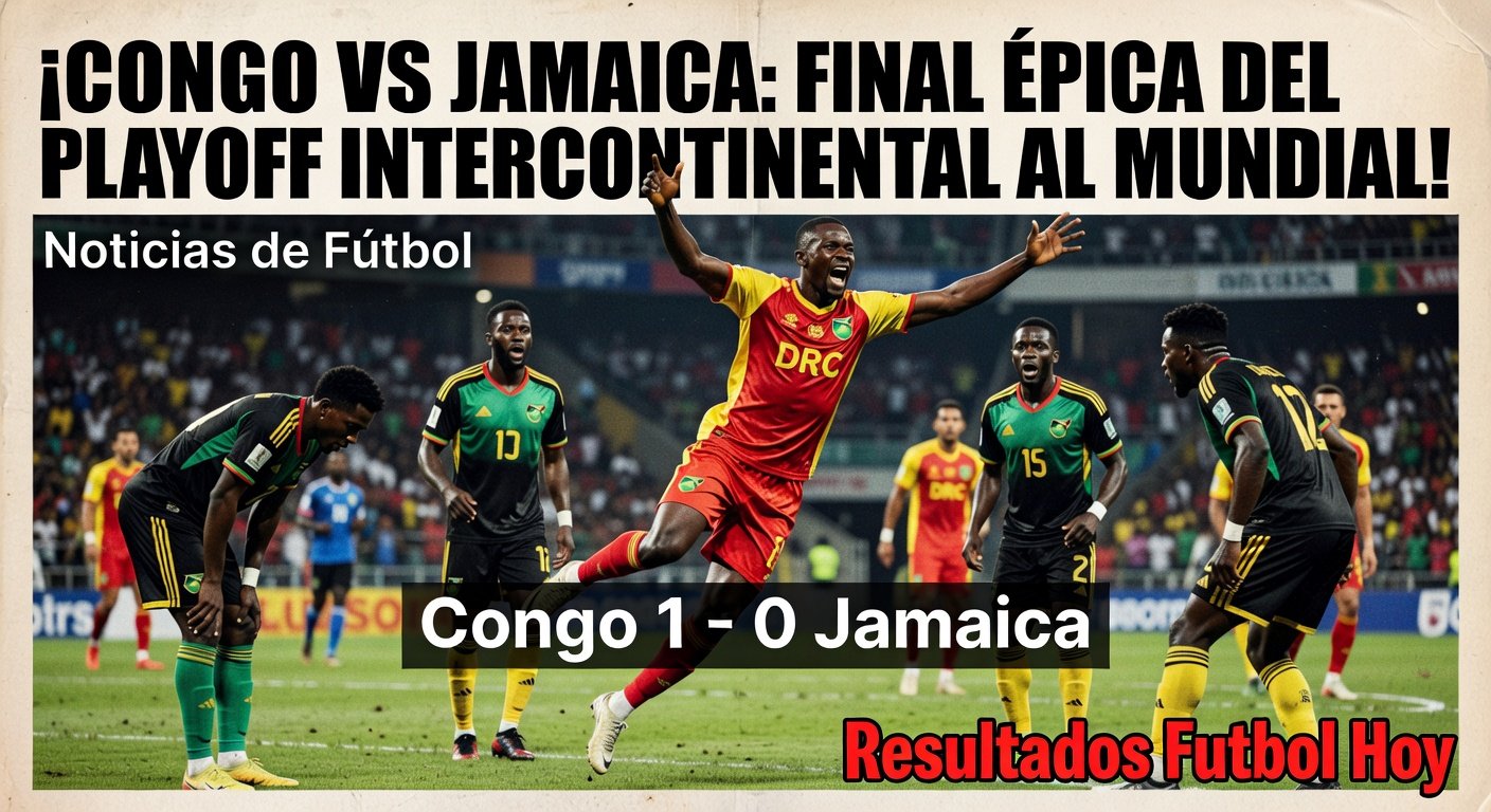 DR Congo vs Jamaica: Intercontinental WC Playoff Final (ESPN)