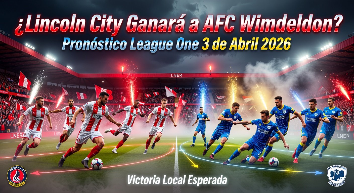 Lincoln vs AFC Wimbledon Pronóstico / Prediction
