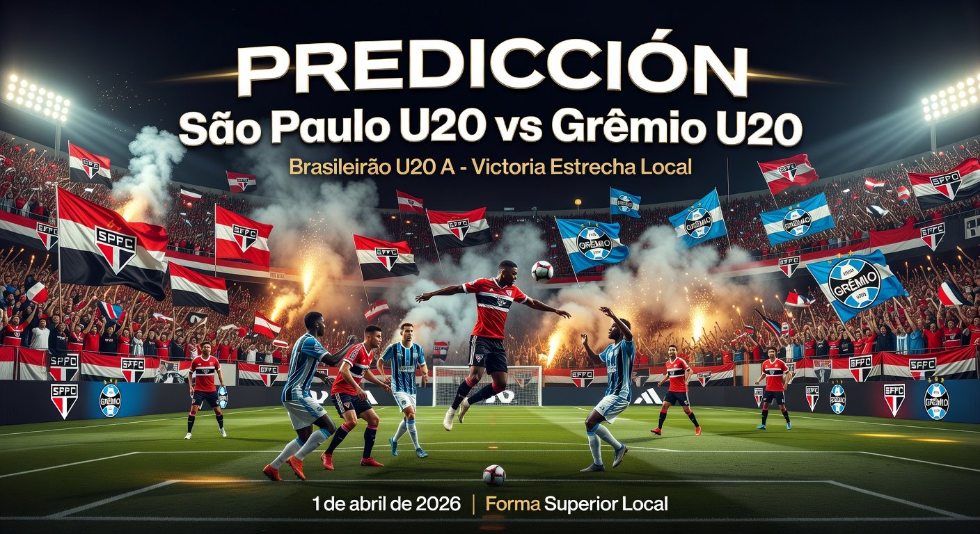 São Paulo U20 vs Grêmio U20 Pronóstico / Prediction