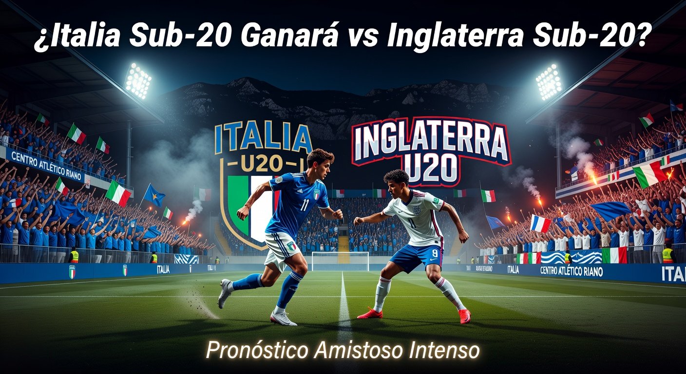 Italy U20 vs England U20 Pronóstico / Prediction