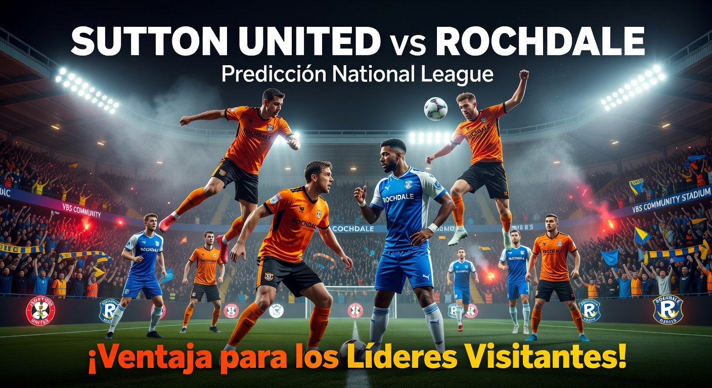 Sutton Utd vs Rochdale Pronóstico / Prediction