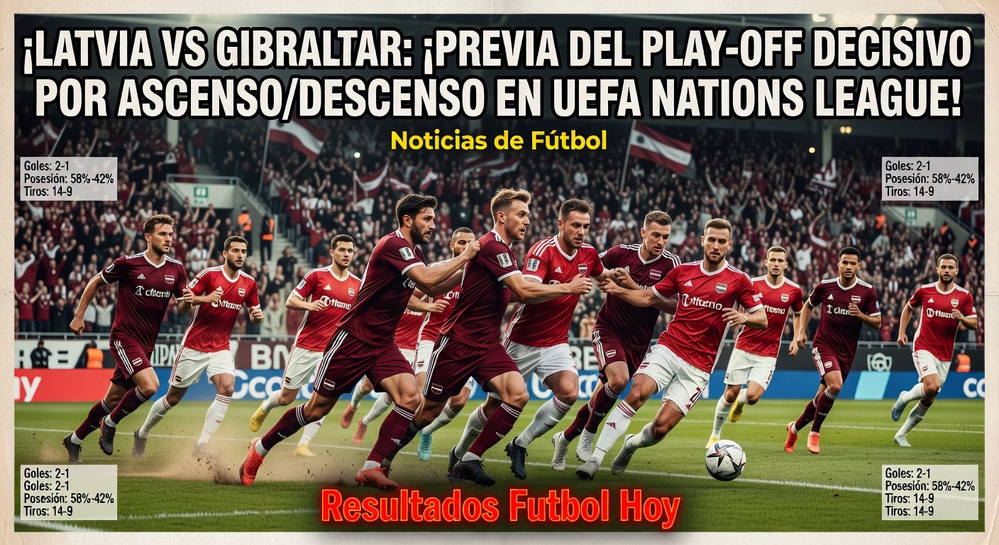 Latvia vs Gibraltar: UEFA Nations League Playoff (BBC)