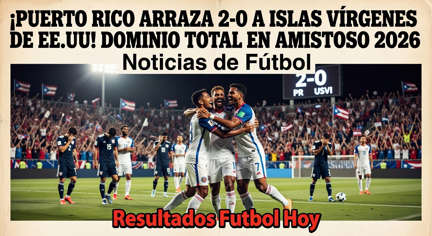 Puerto Rico 2-0 US Virgin Islands (Friendly)