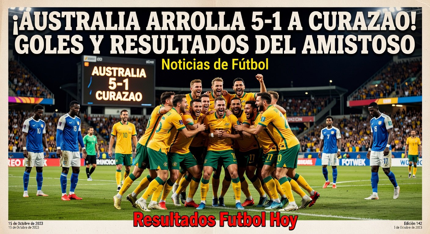 Australia 5-1 Curaçao (BBC Sport)