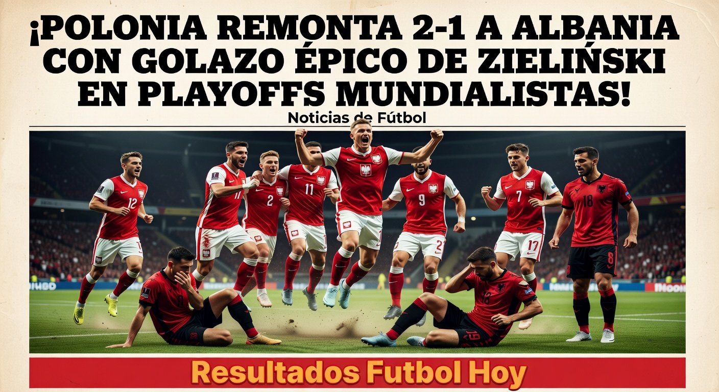 Albania 3-2 Poland (FIFA World Cup 2026 UEFA Qualifier)