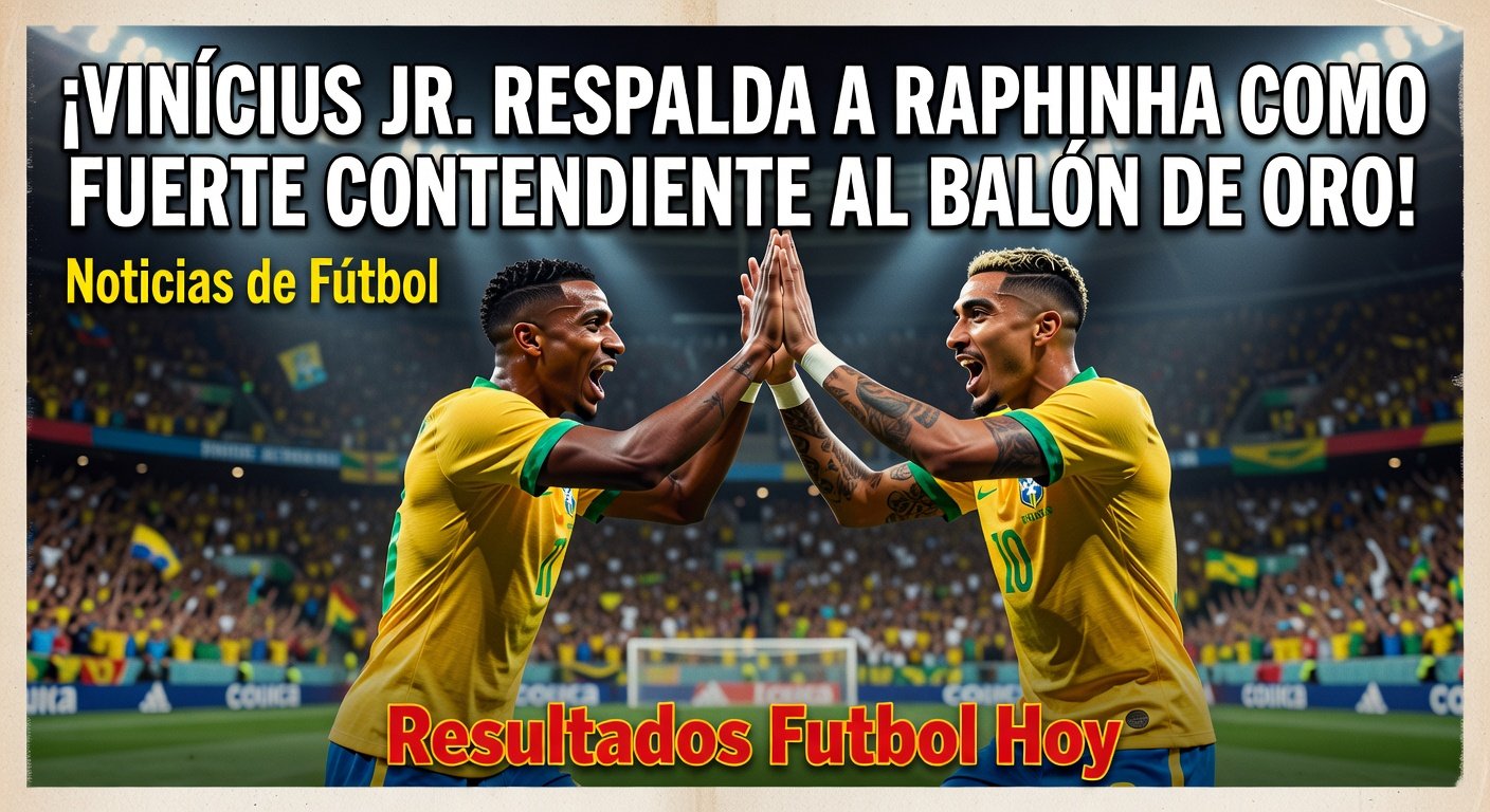 Vinícius Jr. backs Raphinha as Ballon d'Or contender (Marca, 9 hours ago)