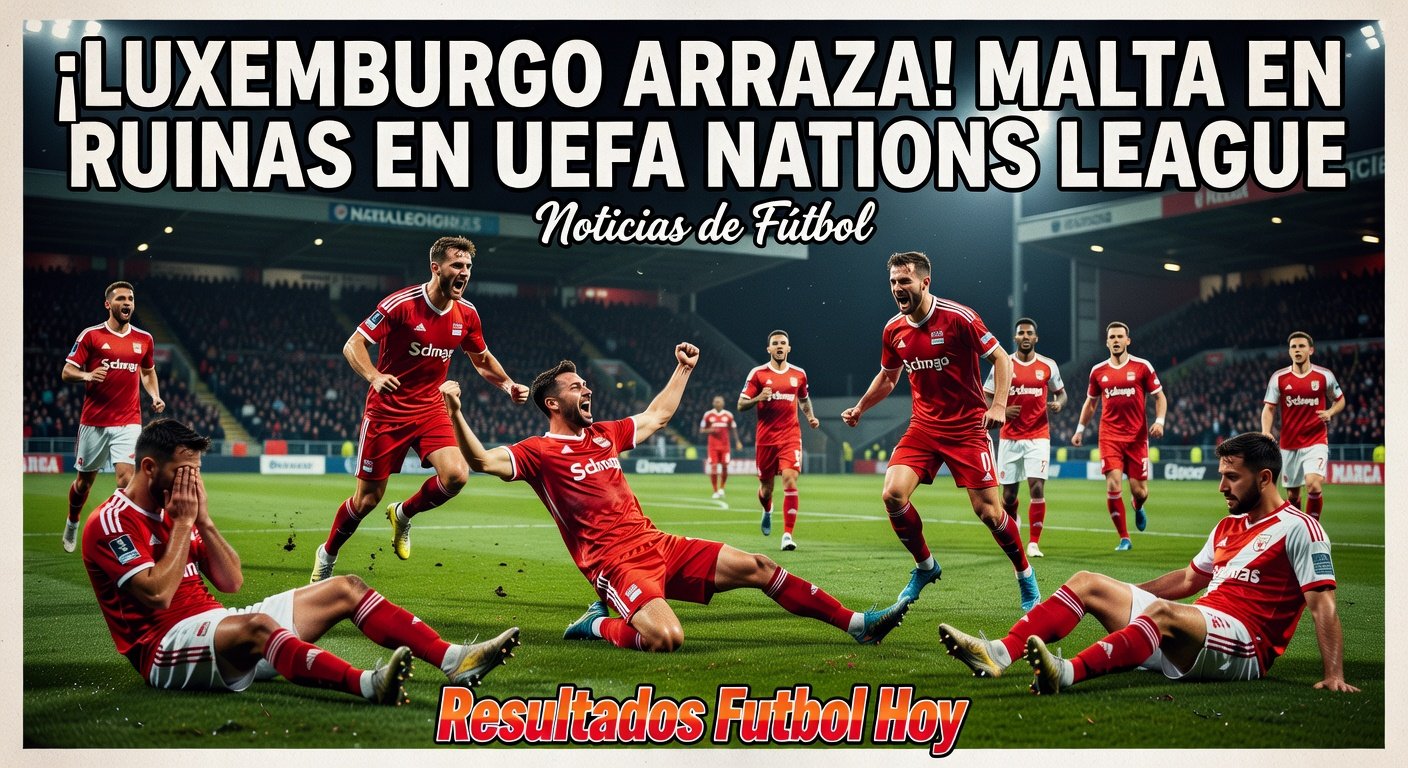 Luxembourg defeats Malta 2-0 in UEFA Nations League