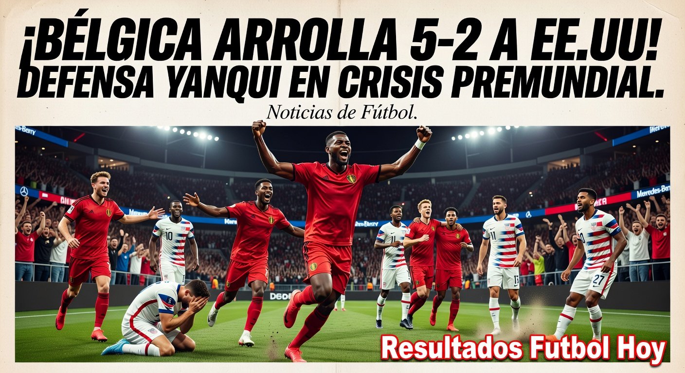 Belgium Thrash USMNT 5-2 in World Cup Tune-Up (Marca)