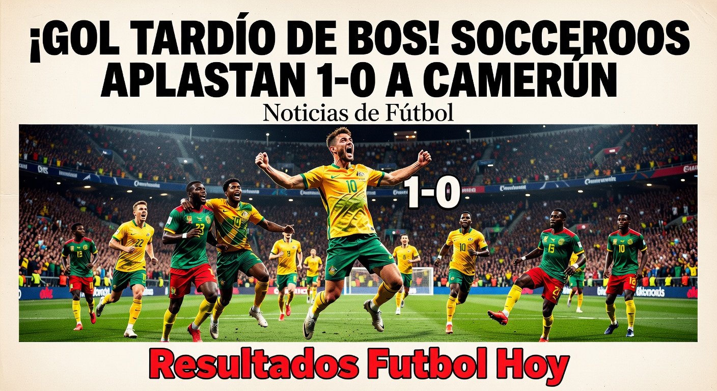 Australia 1-0 Cameroon: Socceroos edge African side (@ayubafootball)