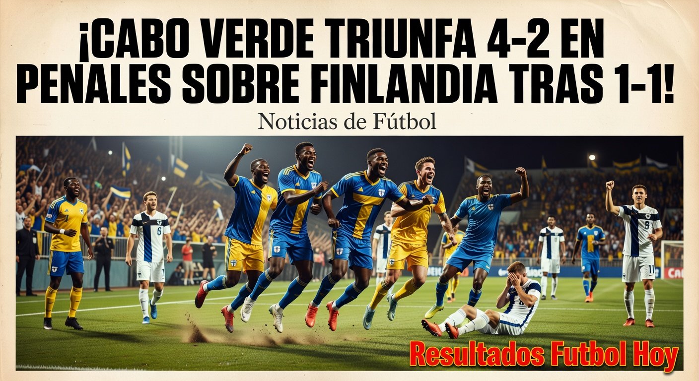 Cape Verde 1-1 Finland (Cape Verde win 4-2 on penalties) - International Friendly