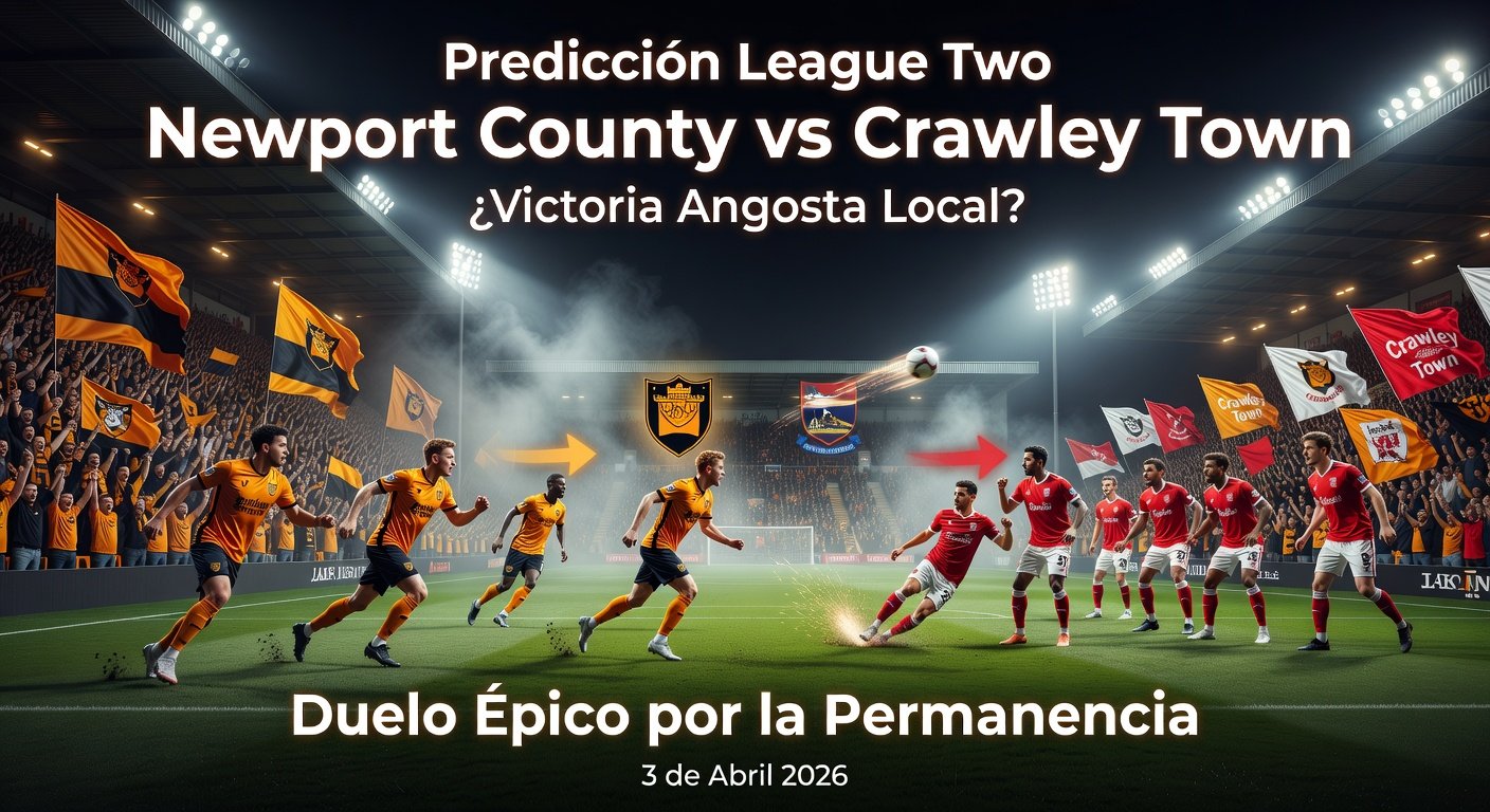Newport County vs Crawley Town Pronóstico / Prediction
