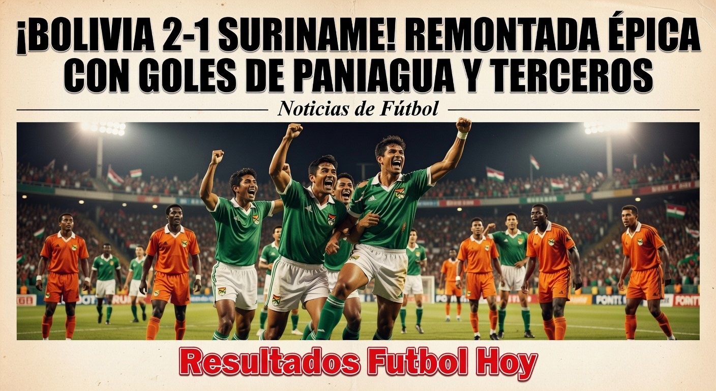 Bolivia 2-1 Suriname - WCQ2026 Intercontinental Play-off Semi