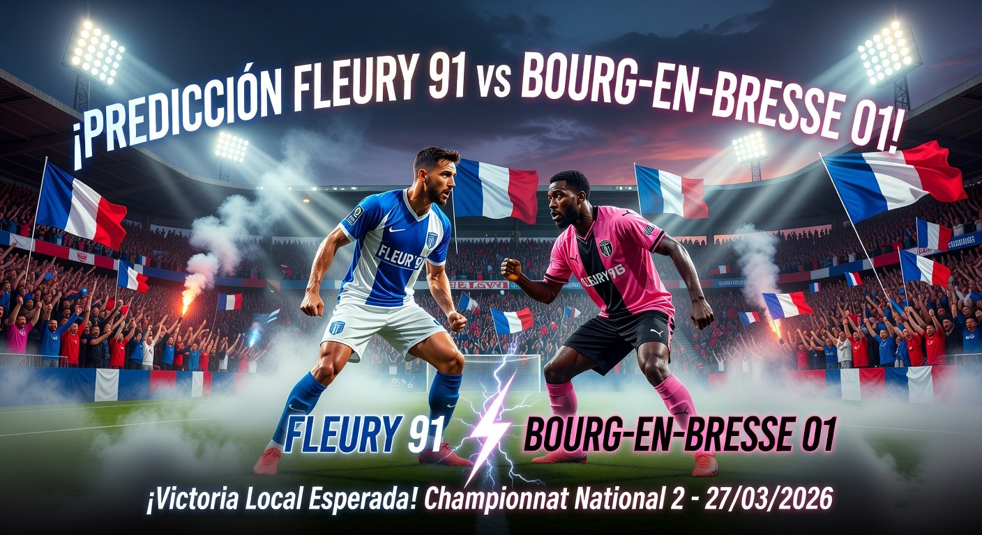 Fleury 91 vs Bourg-en-bresse 01 Pronóstico / Prediction