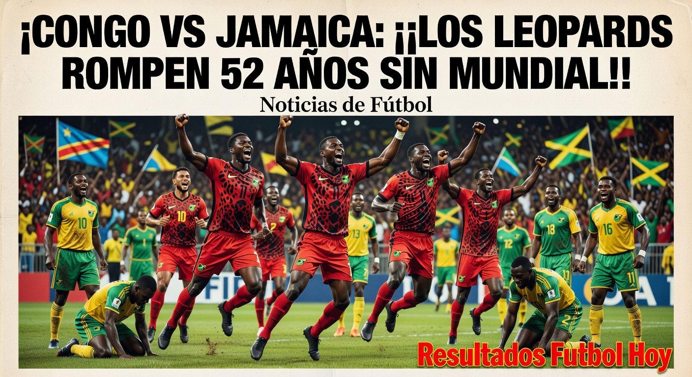 Congo DR vs Jamaica World Cup Intercontinental Play-off Final (BBC Sport / FIFA)