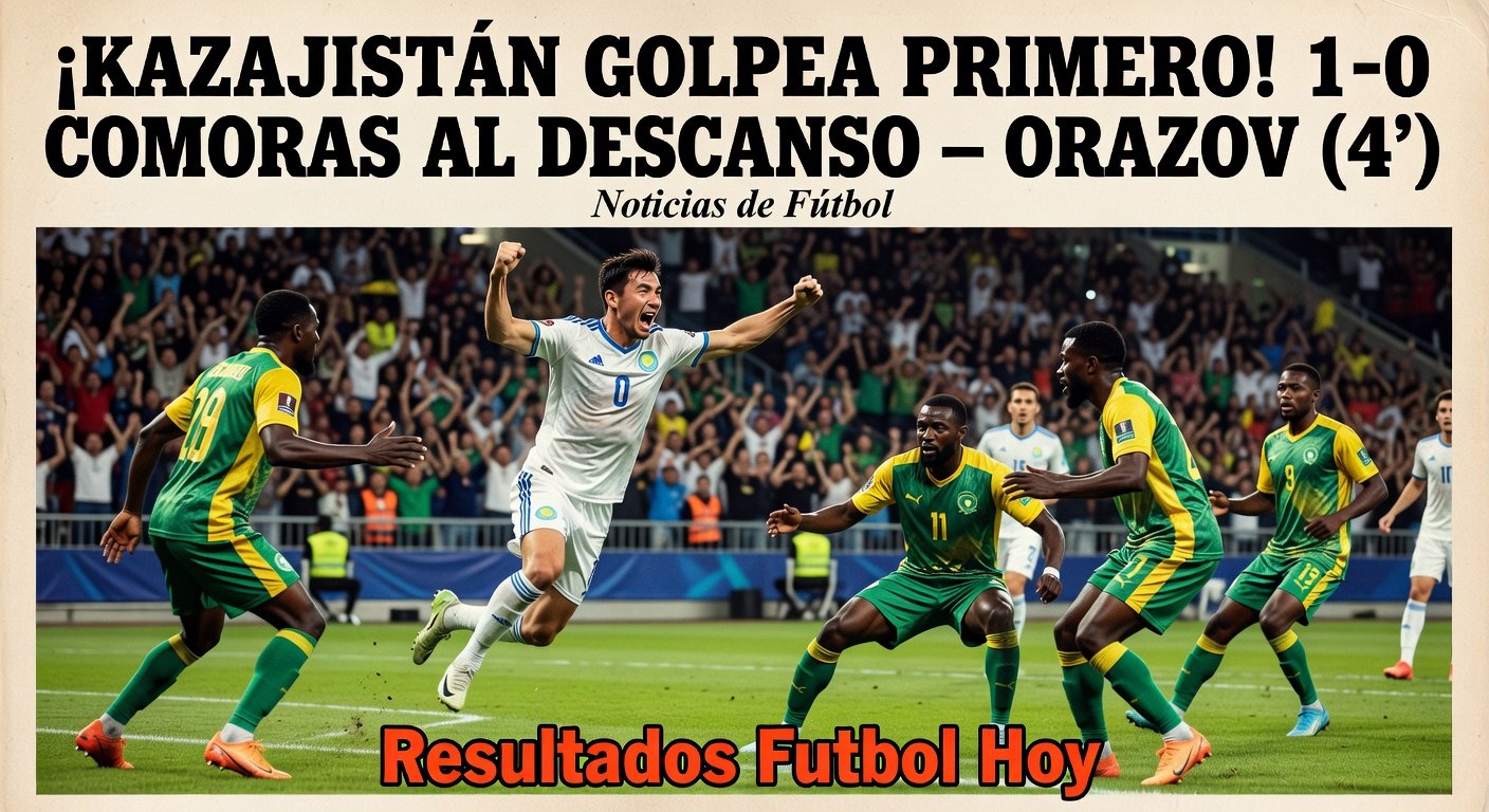 Kazakhstan 1-0 Comoros (BBC Sport)