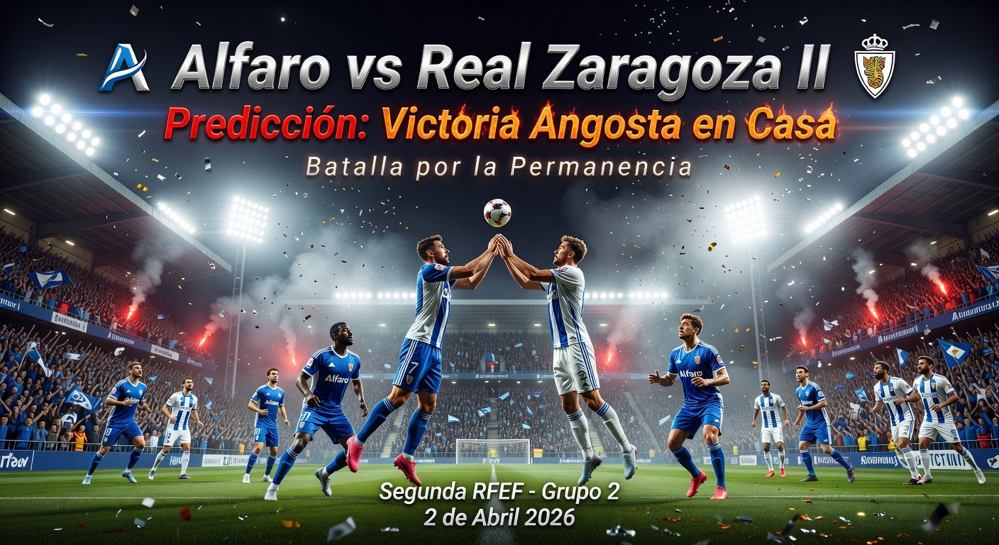 Alfaro vs Real Zaragoza II Pronóstico / Prediction