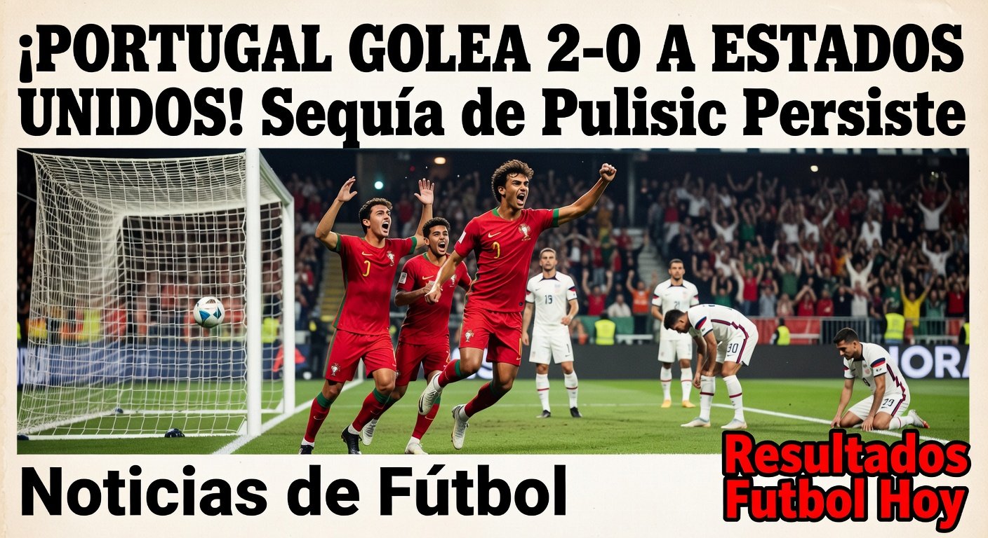 USMNT suffer 0-2 defeat to Portugal in friendly