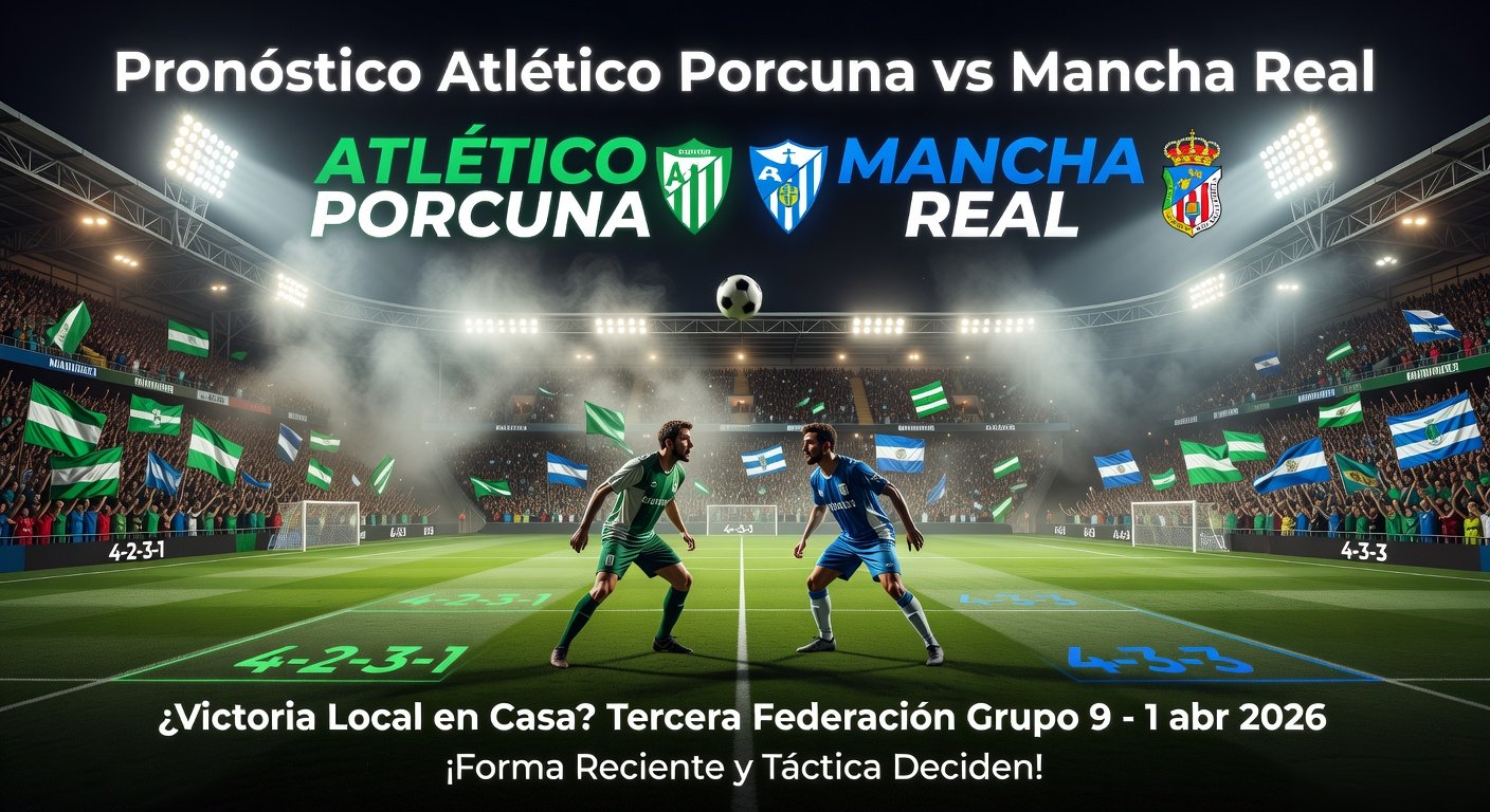Atlético Porcuna vs Mancha Real Pronóstico / Prediction